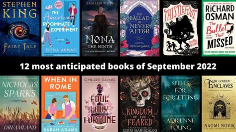 12 Most Anticipated Books Of September 2022 Gobookmart