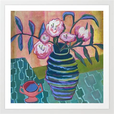 Art Print Patio Bouquet By Annie Obrien Gonzales X Small Society