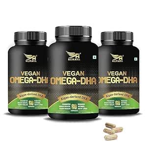 Hemaya 100 Vegetarian Omega 3 For Men And Women With DHA Rich Algae