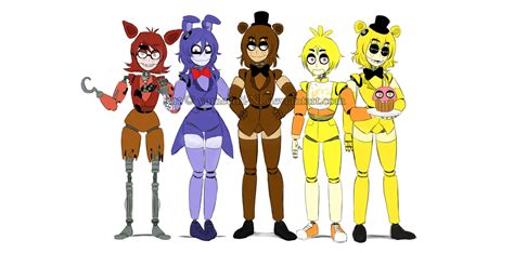 [fnaf1] Genderbender By Yumechii Ni On Deviantart