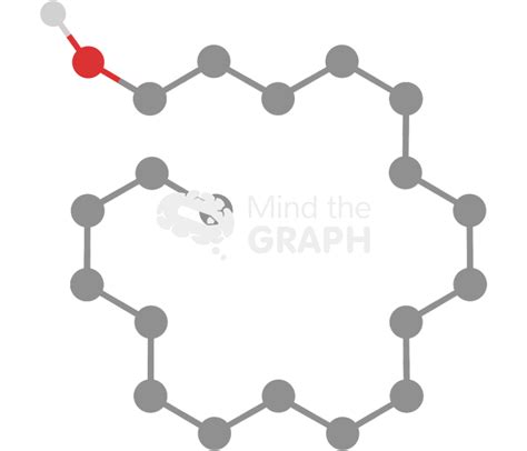 Stearyl alcohol molecule