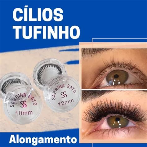 Cilios Tufinho Alongamento Cílios Tufinho No Potinho Kit 12 Frete grátis