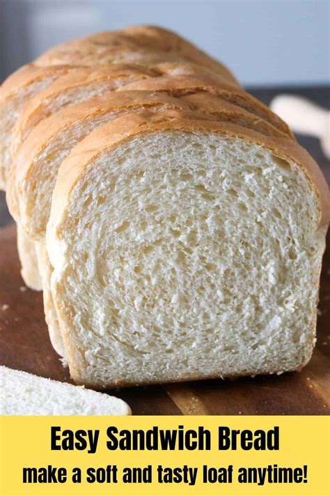 Easy Sandwich Bread Recipe Woman Scribbles