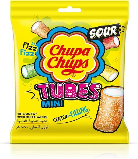 Chupa Chups Sour Mini Tubes 24 2g Amazon Ae Grocery