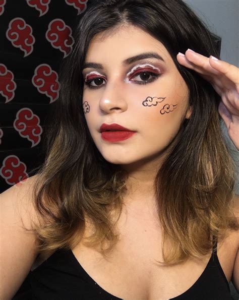 Makeup Akatsuki Maquiagem Cosplay Ideias De Maquiagem Maquiagem