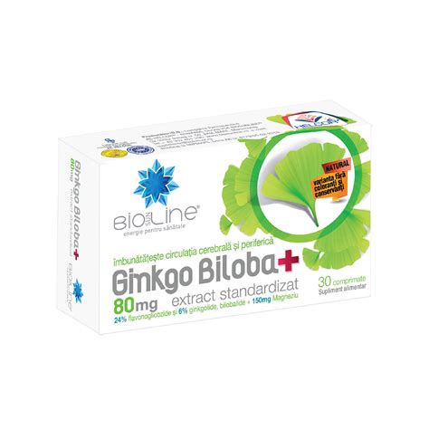 Ginkgo Biloba 80mg 30 Comprimate BioSunLine Dr Max Farmacie