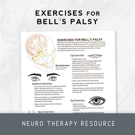 Exercises for Bell's Palsy – Therapy Insights