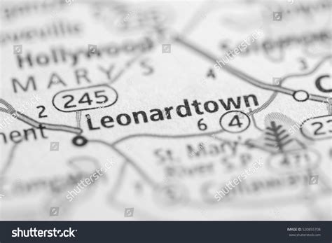 Leonardtown Maryland Map: Over 4 Royalty-Free Licensable Stock Photos ...