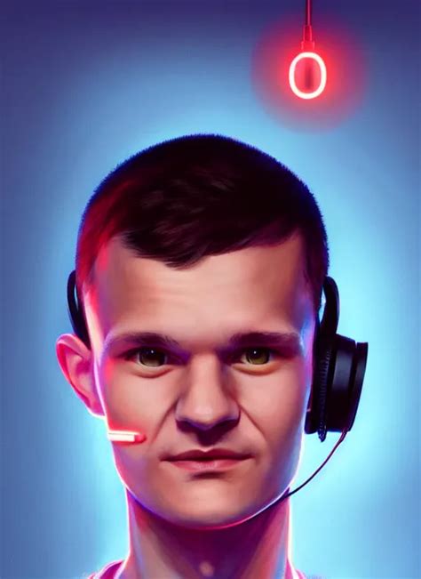 Portrait Of Vitalik Buterin With Hazel Eyes Hazel Stable Diffusion