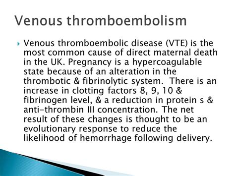 By Dr Ishraq Mohammed Venous Thromboembolic Disease Vte Is The Most