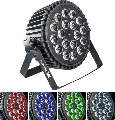 Par Led Projecteur Lumi Re X W Rgbw En Dmx Projecteur Sc Ne