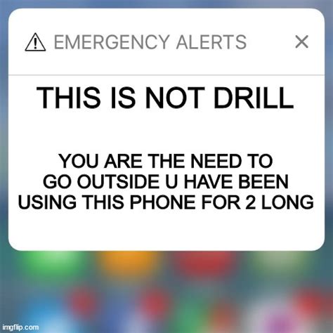 Emergency Alert Imgflip