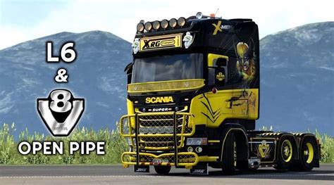 Scania L V Open Pipe With Fkm System V X Ets Mods