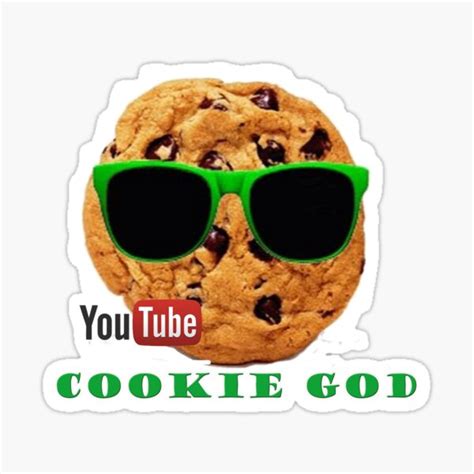 Cookie God Sticker By Diazy05 Redbubble