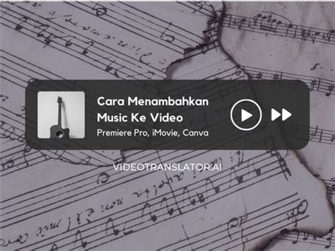 Small Cara Menambahkan Music Ke Video D Bda B