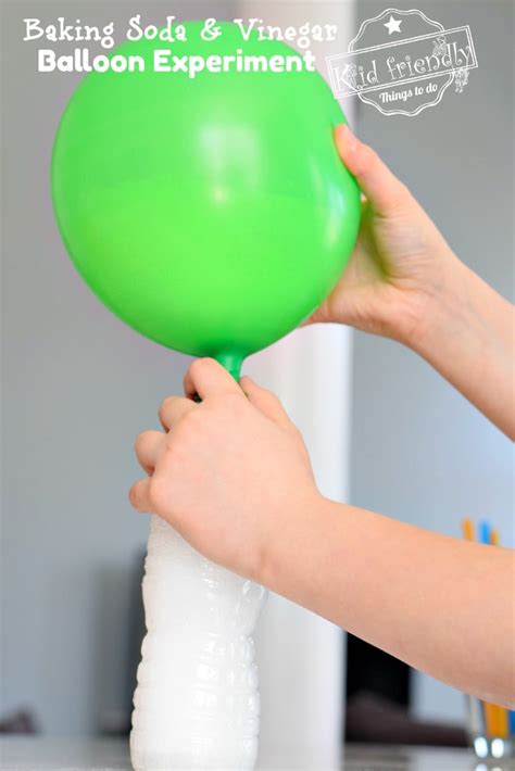 Baking Soda And Vinegar Balloon Experiment Easy And Fun