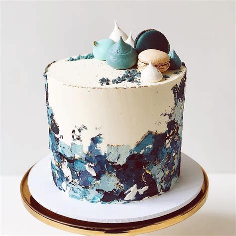 Buttercream Bakery On Instagram Blue Buttercream Birthday Cake