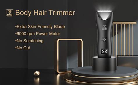 Favrison Body Hair Trimmer For Men Electric Ball Trimmer