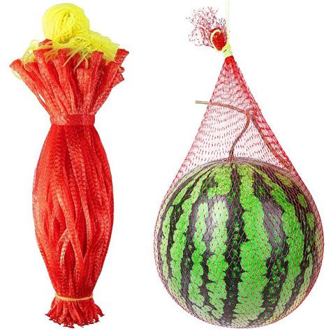 Iceyyyy 50 Pack Watermelon Nets Hanging Watermelon Support Nets