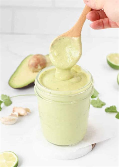 Avocado Salad Dressing - Sweet As Honey