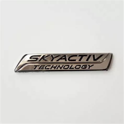 Emblema Skyactiv Mazda Auto Camioneta Placa Cajuela Cuotas Sin Inter S