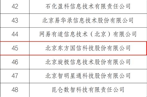 东方国信获评“2022北京软件核心竞争力企业”和“综合实力百强企业” 墨天轮