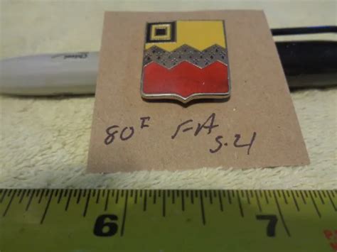 80th Field Artillery S 21 Unit Crest Di Dui Draw210 Eur 374