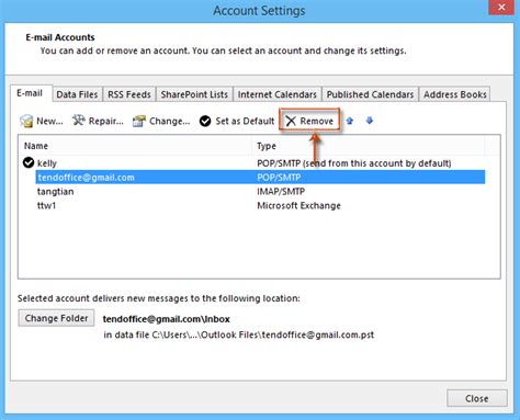 How To Remove An Account But Keep Its Emails In Outlook