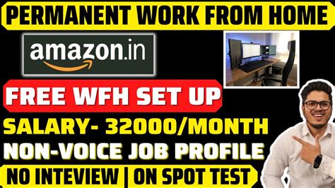 Amazon Work From Home Online Jobs Nonvoice Job Freshers Job