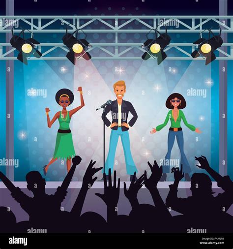 Music concert stage Stock Vector Image & Art - Alamy