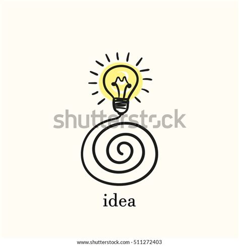 Creative Concept Idea Light Bulb On Stock Vector Royalty Free 511272403 Shutterstock