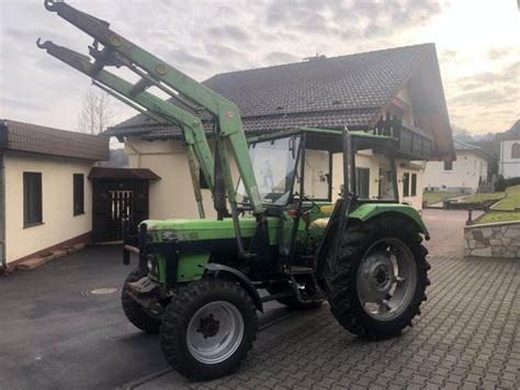 Deutz-Fahr 6207 A wie 5207 Allrad Frontlader T-Gang Servo Traktor ...