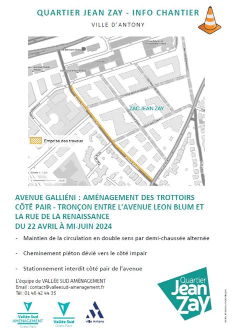 Info Chantier Zac Jean Zay Avenue Galli Ni Am Nagement Des