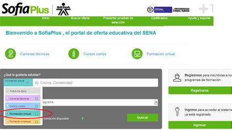 Formación virtual en SENA SOFIA Plus SENA Sofia Plus