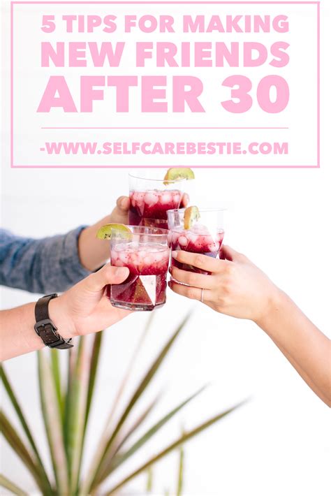 5 Tips For Making New Friends After 30 | selfcarebestie.com