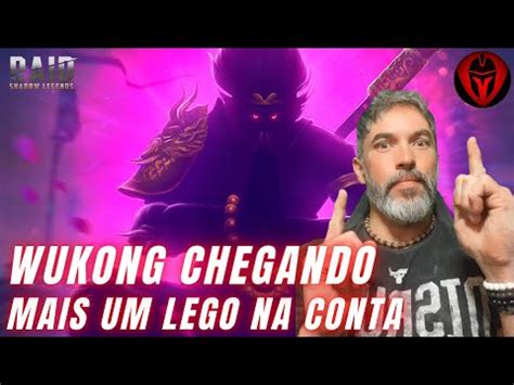 LENDÁRIO DE 7 DIAS WUKONG CHEGANDO E TIVE MEEEGA SORTE HOJE RAID