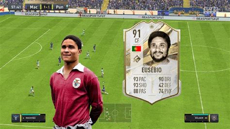 Fifa 23 91 Mid Icon Eusebio Review The Perfect Striker Fifa 23