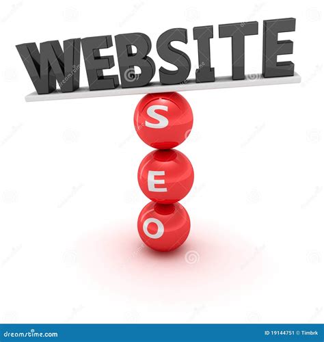 Website and seo stock illustration. Illustration of balance - 19144751