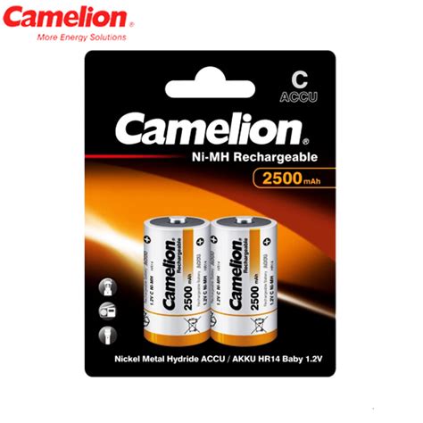 PILA RECARGABLE C 1 2V 2500mA CAMELION NH C2500BP2 BOLTEC