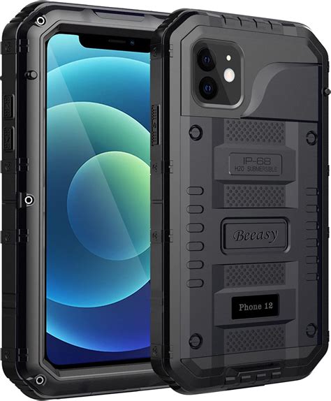 Beeasy For Iphone Case Waterproof Heavy Duty Shockproof Tough Metal