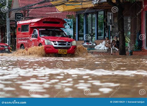 Chiang Mai Thai October Pictures Of The Suffering Of Flood