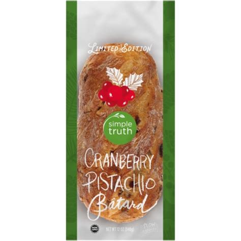 Simple Truth Cranberry Pistachio Batard 12 Oz Fred Meyer