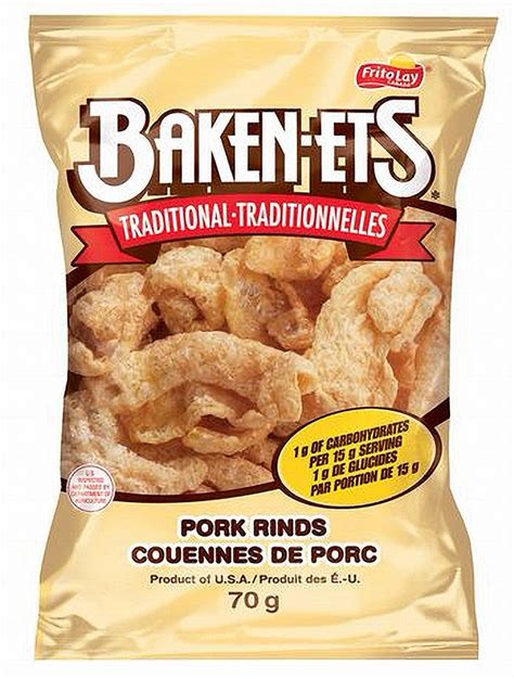 Baken Ets Bacon Flavoured Traditional Smoked Pork Rinds Pack Of 2