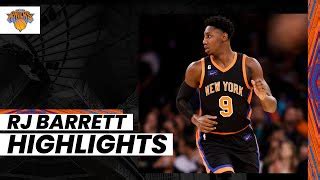 Rj Barrett Highlights New York Knicks Vs Pistons November