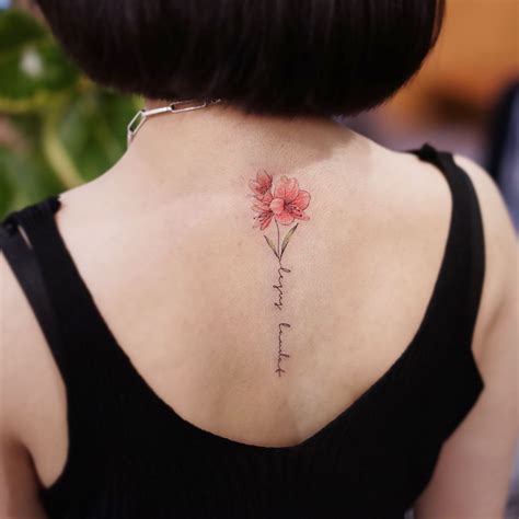 아마릴리스꽃과 레터링 published by lt forest Lotus flower tattoo Tattoos