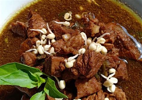 Masak Daging Rawon 2 012 Resep Rawon Sapi Enak Dan Sederhana Ala