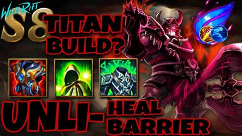 Wild Rift S8 New Tank Sion Build RIFT DOMINATION BALANCED OR NOT