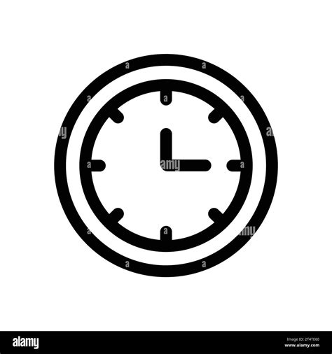 Clock Icon Isolated Flat Design Royalty Free Vector Image Stock Vector Image And Art Alamy