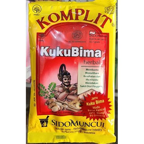 Jual Jamu Komplit Kuku Bima Sachet Sido Muncul Shopee Indonesia