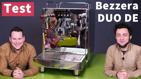 Bezzera DUO Top DE Espressomaschine Im Test YouTube